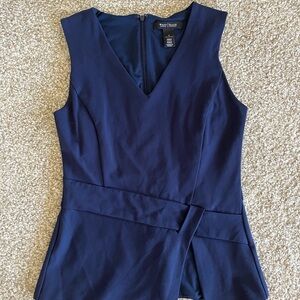 White House Black Market Navy Tank Top